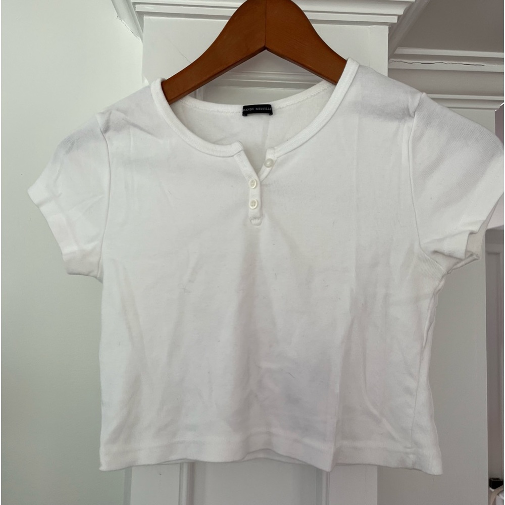 EUC - Brandy Melville white tee
